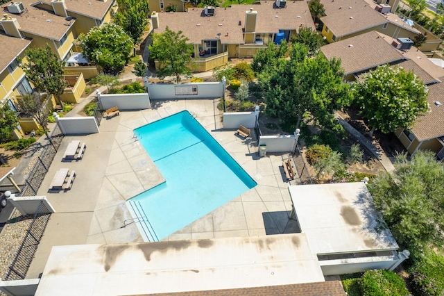 4885 N Backer Ave Unit 151, Fresno, CA 93726 - community pool featuring a residential view and a patio