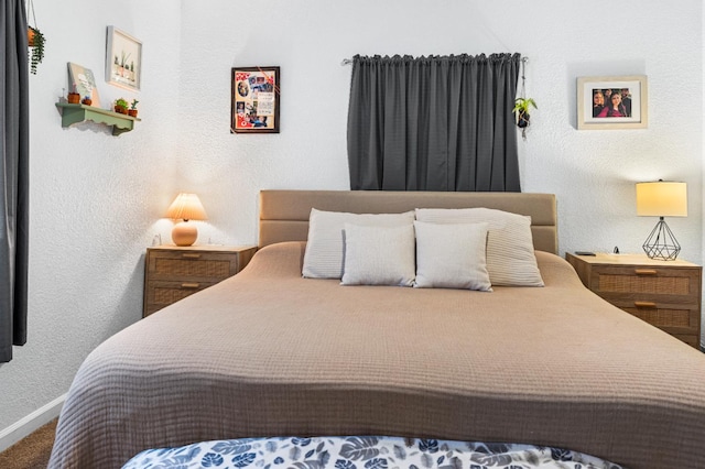 1586 N Calaveras St, Fresno, CA 93728 - carpeted bedroom featuring baseboards and a textured wall