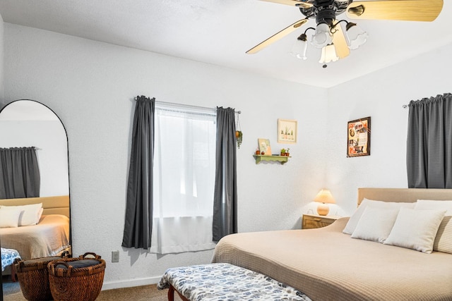 1586 N Calaveras St, Fresno, CA 93728 - carpeted bedroom featuring baseboards and ceiling fan