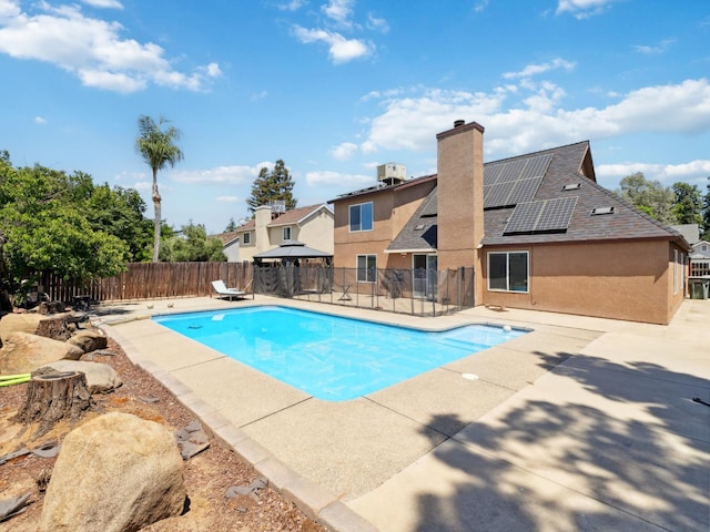 2091 E Cromwell Ave, Fresno, CA 93720 - view of swimming pool with a patio and a fenced backyard