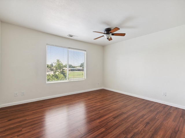 2091 E Cromwell Ave, Fresno, CA 93720 - unfurnished room featuring ceiling fan and wood finished floors