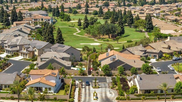 11753 N Turf Dr, Fresno, CA 93730 - aerial view of residential area with a local golf course