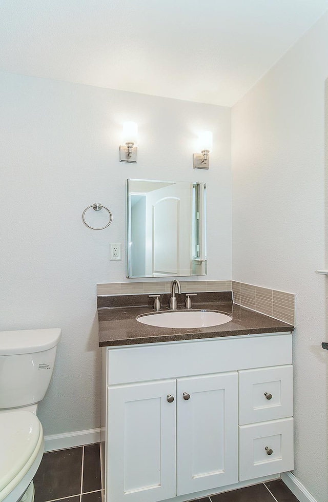 709 Keith St, Lemoore, CA 93245 - bathroom with vanity and tile patterned floors