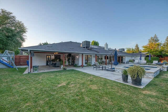 3841 W Alluvial Ave, Fresno, CA 93711 - rear view of property featuring a patio