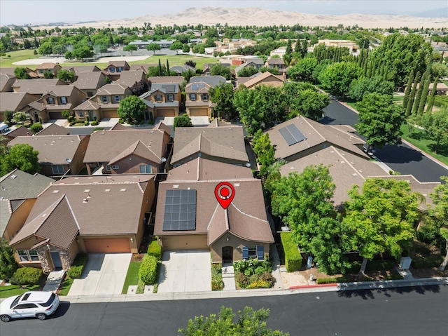 3675 Trenton Ln, Clovis, CA 93619 - aerial view of residential area with a mountain backdrop