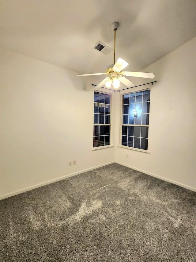 9438 N Ann Ave, Fresno, CA 93720 - carpeted spare room featuring ceiling fan and baseboards