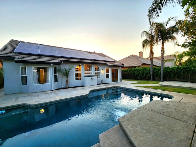 9438 N Ann Ave, Fresno, CA 93720 - view of pool featuring a patio area and a fenced backyard