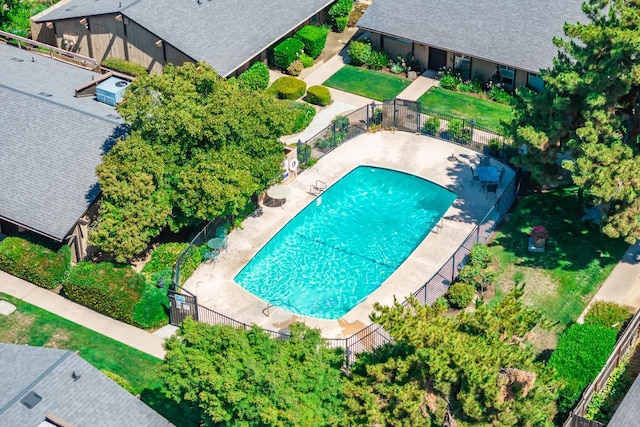 4849 N 7th St Unit E, Fresno, CA 93726 - view of subject property featuring a pool area