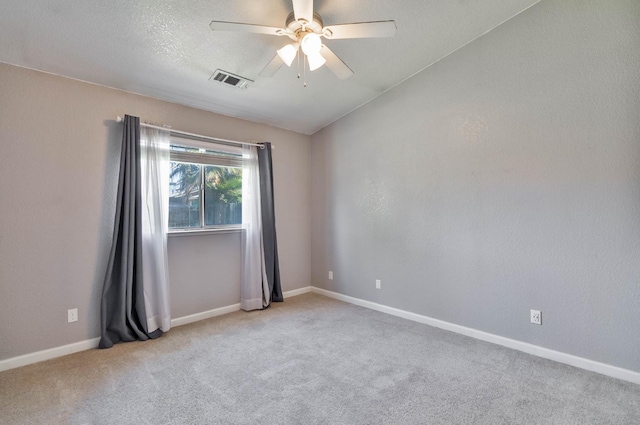 1226 Summer Field Dr, Hanford, CA 93230 - empty room featuring ceiling fan, carpet flooring, and baseboards
