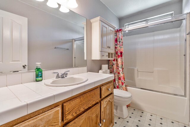 1226 Summer Field Dr, Hanford, CA 93230 - full bathroom with toilet, vanity, and shower / tub combo