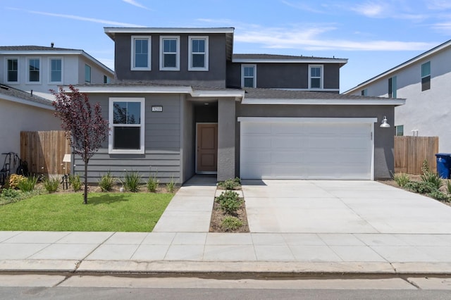 3210 Frontera Ave, Clovis, CA 93619 - traditional home with stucco siding, concrete driveway, and a garage