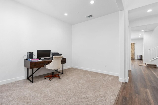 2027 N Bliss Ave, Fresno, CA 93727 - home office featuring recessed lighting and baseboards