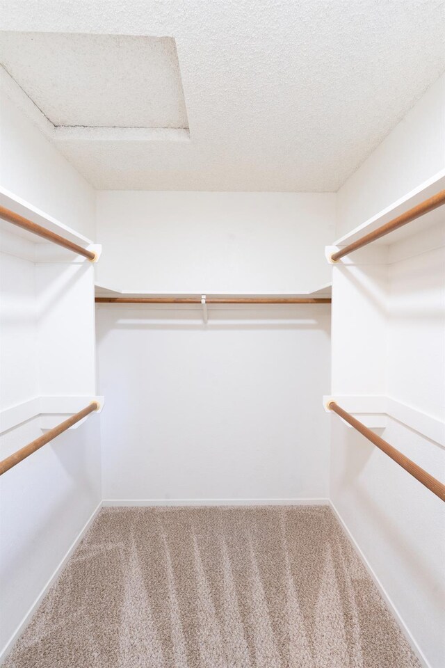 1707 Douglas Ave, Clovis, CA 93611 - spacious closet with carpet flooring and attic access