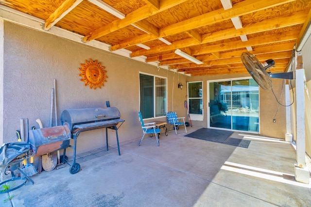 5572 W Indianapolis Ave, Fresno, CA 93722 - view of patio / terrace with area for grilling