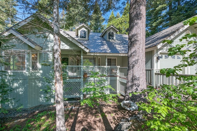 41228 Heartwood Ln, Shaver Lake, CA 93664 - view of front facade with a porch
