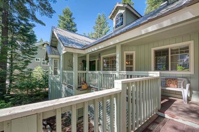 41228 Heartwood Ln, Shaver Lake, CA 93664 - view of wooden deck