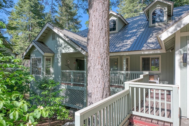 41228 Heartwood Ln, Shaver Lake, CA 93664 - view of property exterior with metal roof