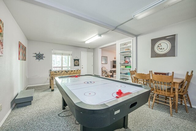 41228 Heartwood Ln, Shaver Lake, CA 93664 - recreation room featuring baseboards and carpet floors