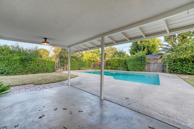 1463 W San Madele Ave, Fresno, CA 93711 - view of swimming pool with a patio area and a fenced backyard