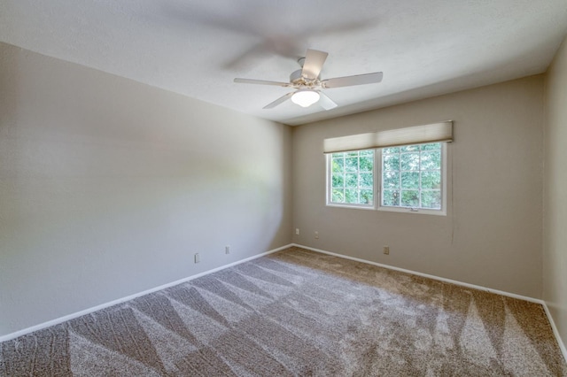 1463 W Browning Ave, Fresno, CA 93711 - spare room with carpet, baseboards, and ceiling fan
