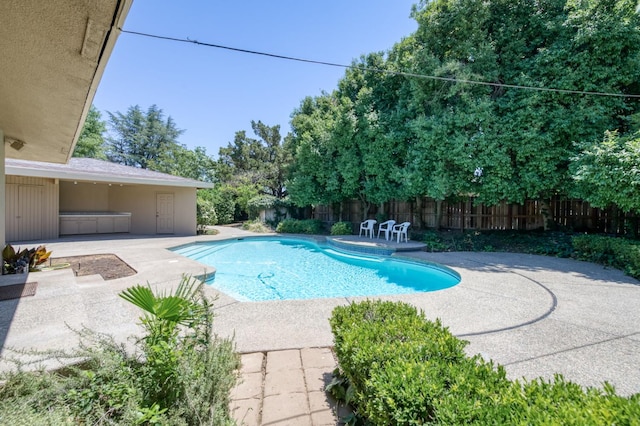 1463 W Browning Ave, Fresno, CA 93711 - view of swimming pool with a patio
