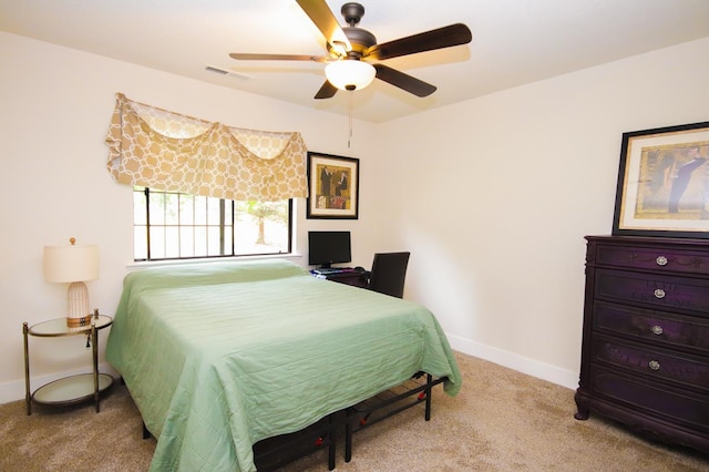 36140 Blanca Ave, Madera, CA 93636 - carpeted bedroom with baseboards and ceiling fan