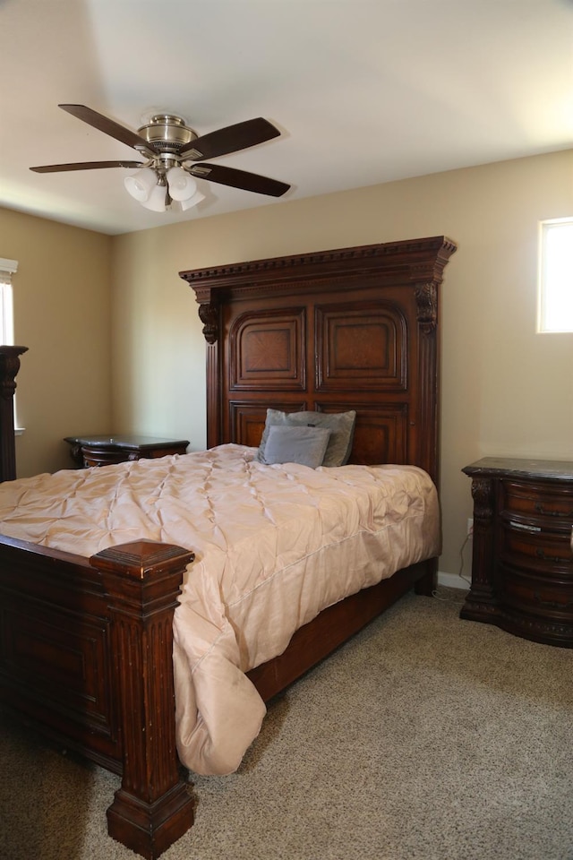 5811 W Cromwell Ave, Fresno, CA 93722 - carpeted bedroom featuring ceiling fan