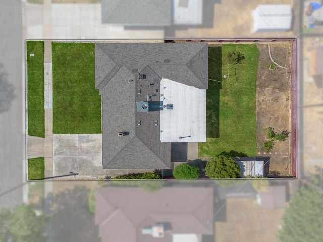 3926 N Kavanagh Ave, Fresno, CA 93705 - aerial view of property and surrounding area with property boundaries highlighted