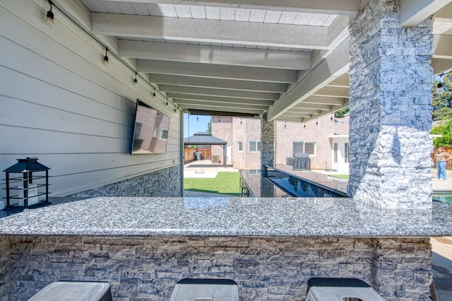 1039 N Burgan Ave, Clovis, CA 93611 - view of patio with a gazebo