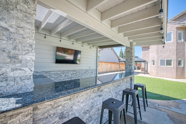 1039 N Burgan Ave, Clovis, CA 93611 - view of patio featuring a gazebo