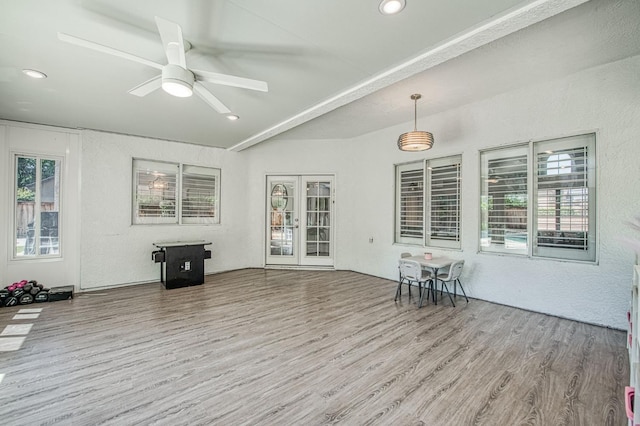 1039 N Burgan Ave, Clovis, CA 93611 - unfurnished sunroom featuring plenty of natural light and french doors