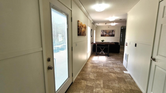 55062 Oak Crest Ct, Wishon, CA 93669 - corridor with stone finish floors