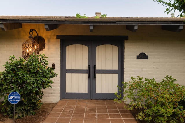 2331 W Celeste Ave, Fresno, CA 93711 - property entrance featuring concrete block siding