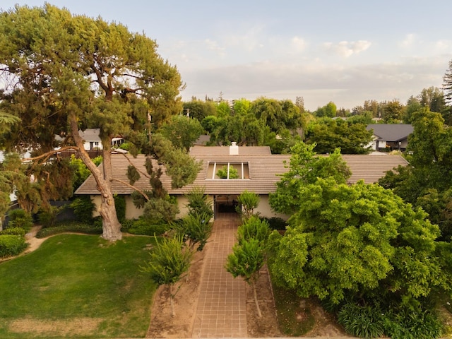 2331 W Celeste Ave, Fresno, CA 93711 - view from above of property featuring a tree filled landscape