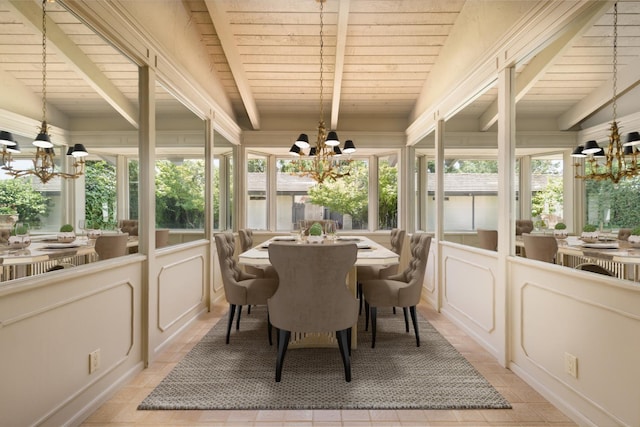 2331 W Celeste Ave, Fresno, CA 93711 - sunroom / solarium with a chandelier