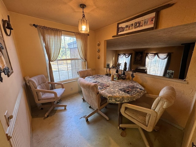32101 E Trimmer Springs Rd, Sanger, CA 93657 - dining room with a textured ceiling and carpet flooring