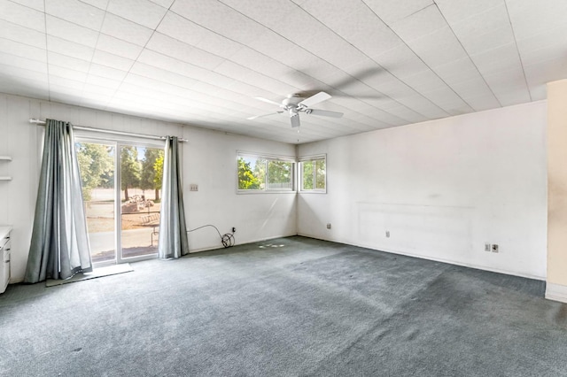5495 E Atchison St, Fresno, CA 93727 - carpeted spare room featuring a ceiling fan