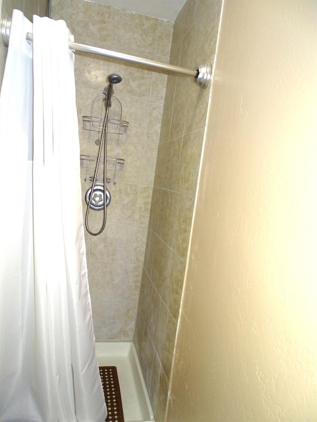 4457 E Brown Ave, Fresno, CA 93703 - full bath featuring a tile shower