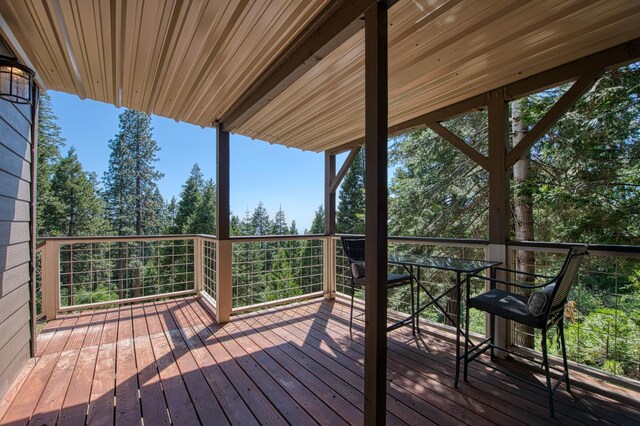 40753 Wild Iris Ln, Shaver Lake, CA 93664 - view of deck