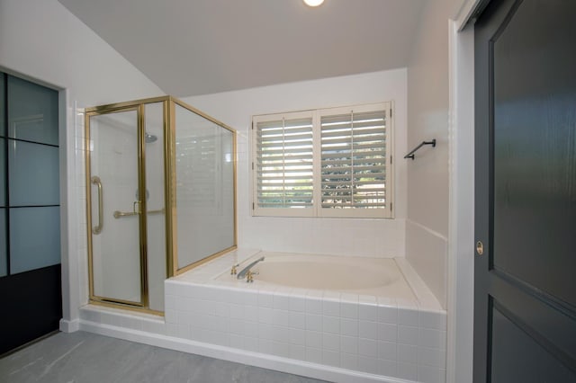 10485 N Sinclair Cir, Fresno, CA 93730 - bathroom featuring a bath and a stall shower