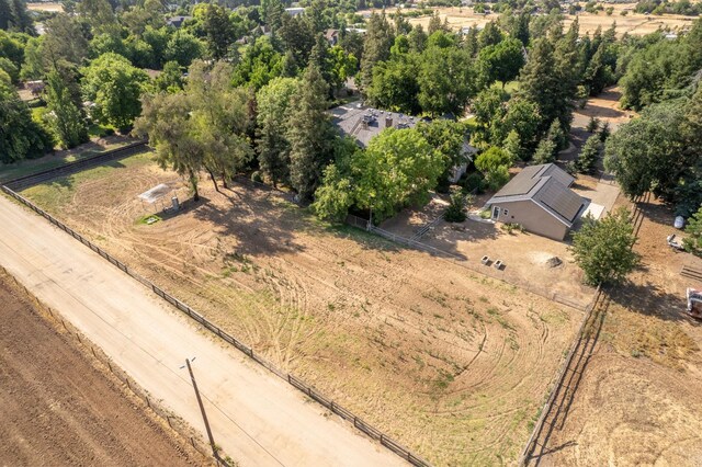 8741 E Los Altos Ave, Clovis, CA 93619 - aerial overview of property's location featuring a tree filled landscape