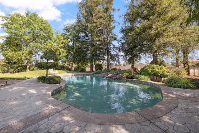 8741 E Los Altos Ave, Clovis, CA 93619 - view of pool with a patio area
