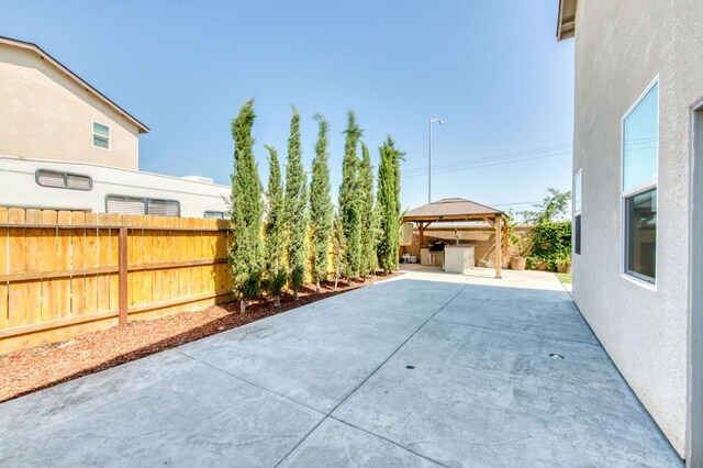 3923 Morris Ave, Clovis, CA 93619 - view of patio with a gazebo