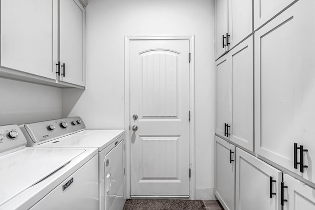 22375 Fairmead Cir, Chowchilla, CA 93610 - washroom with cabinet space and washing machine and clothes dryer