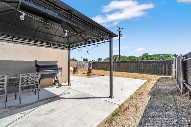 22375 Fairmead Cir, Chowchilla, CA 93610 - fenced backyard with a gazebo and a patio area