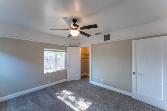 963 N Arthur Ave, Fresno, CA 93728 - unfurnished bedroom with carpet flooring and a ceiling fan
