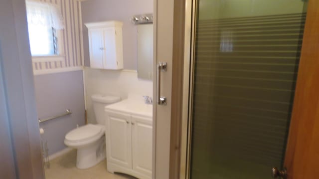 1625 N Woodson Ave, Fresno, CA 93705 - bathroom featuring vanity and a stall shower