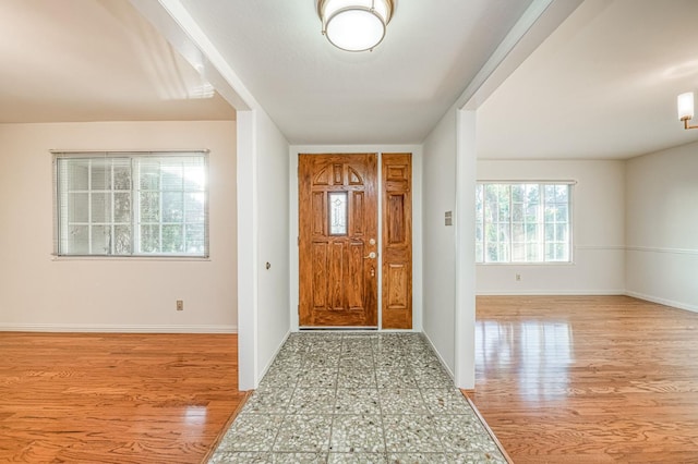 6482 N 5th St, Fresno, CA 93710 - foyer entrance with wood finished floors