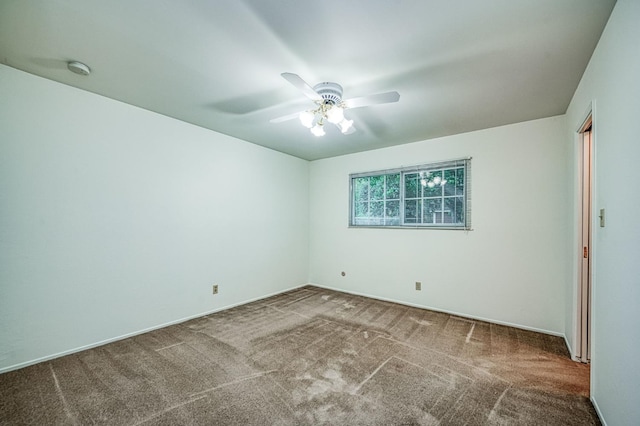 6482 N 5th St, Fresno, CA 93710 - carpeted spare room featuring ceiling fan and a smoke detector