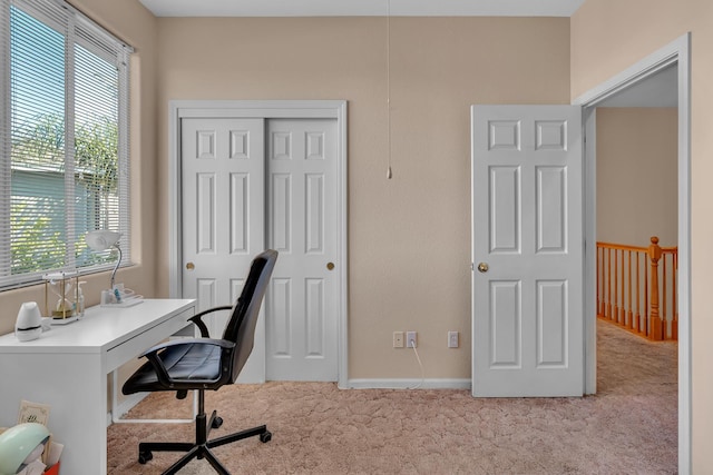 1085 Stanford Ave, Madera, CA 93637 - home office featuring carpet flooring and baseboards
